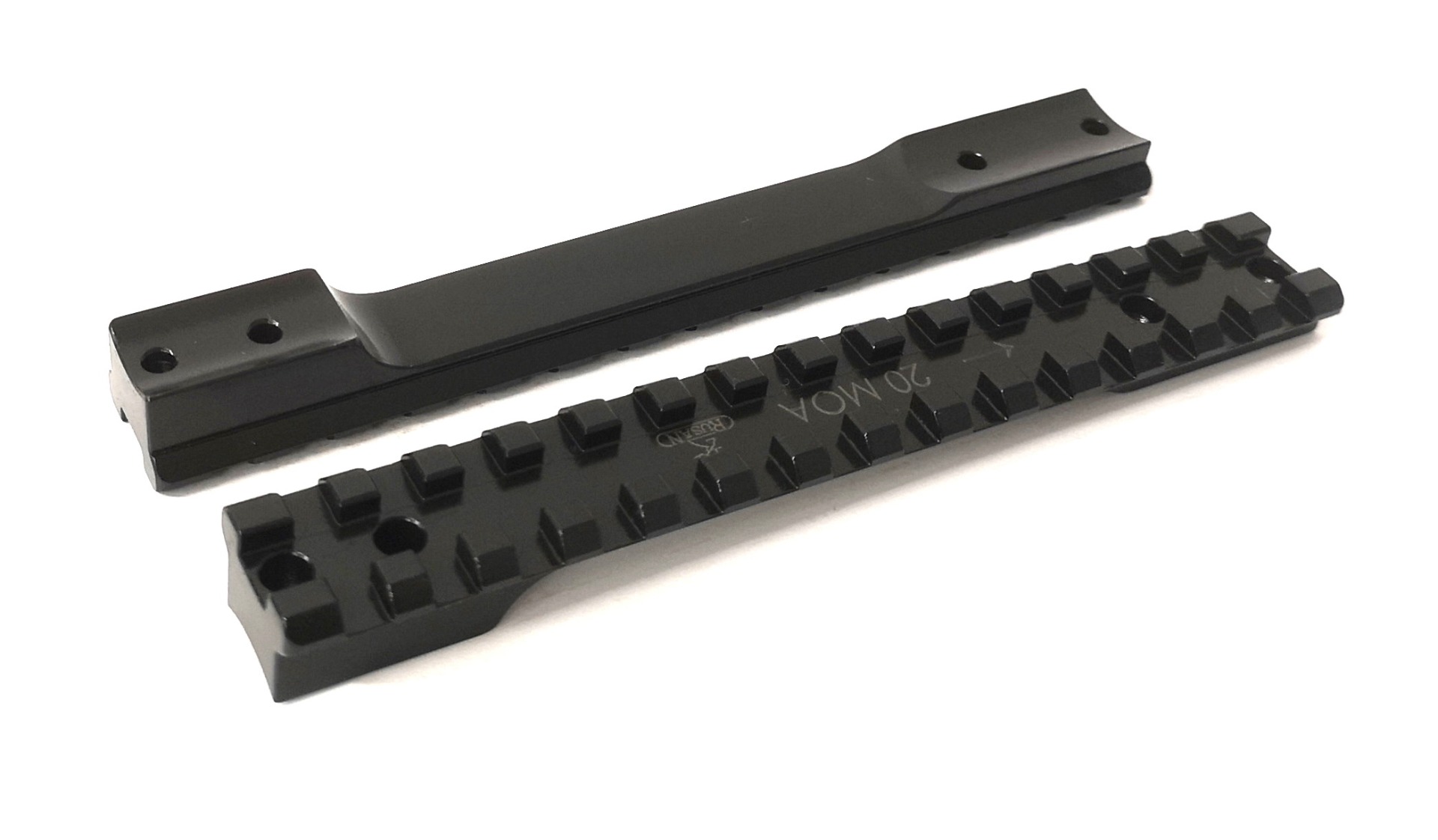 Rusan Steel Picatinny rail - Mauser K98 (w/o bulb, with holes) - 20 MOA