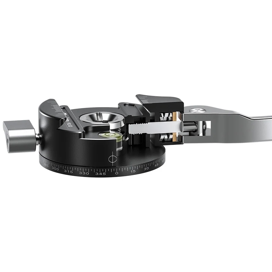 Leofoto LH Series LH-30PCL 30mm Low Profile Ball Head with PCL-52 Panning Clamp and QR Lock System - Max Load 15kg