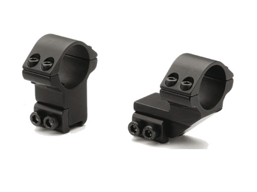 Sportsmatch HETO42C 1 inch 2 Piece High Extended Airgun / Rimfire Scope Rings