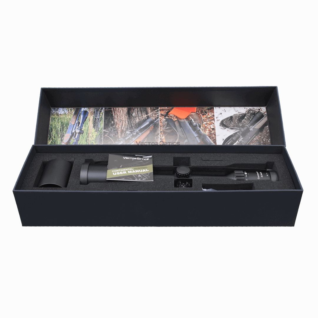 Vector Optics Continental x8 3-24x56 SFP ED IR German #4 Fiber 1/4MOA 30mm Rifle Scope