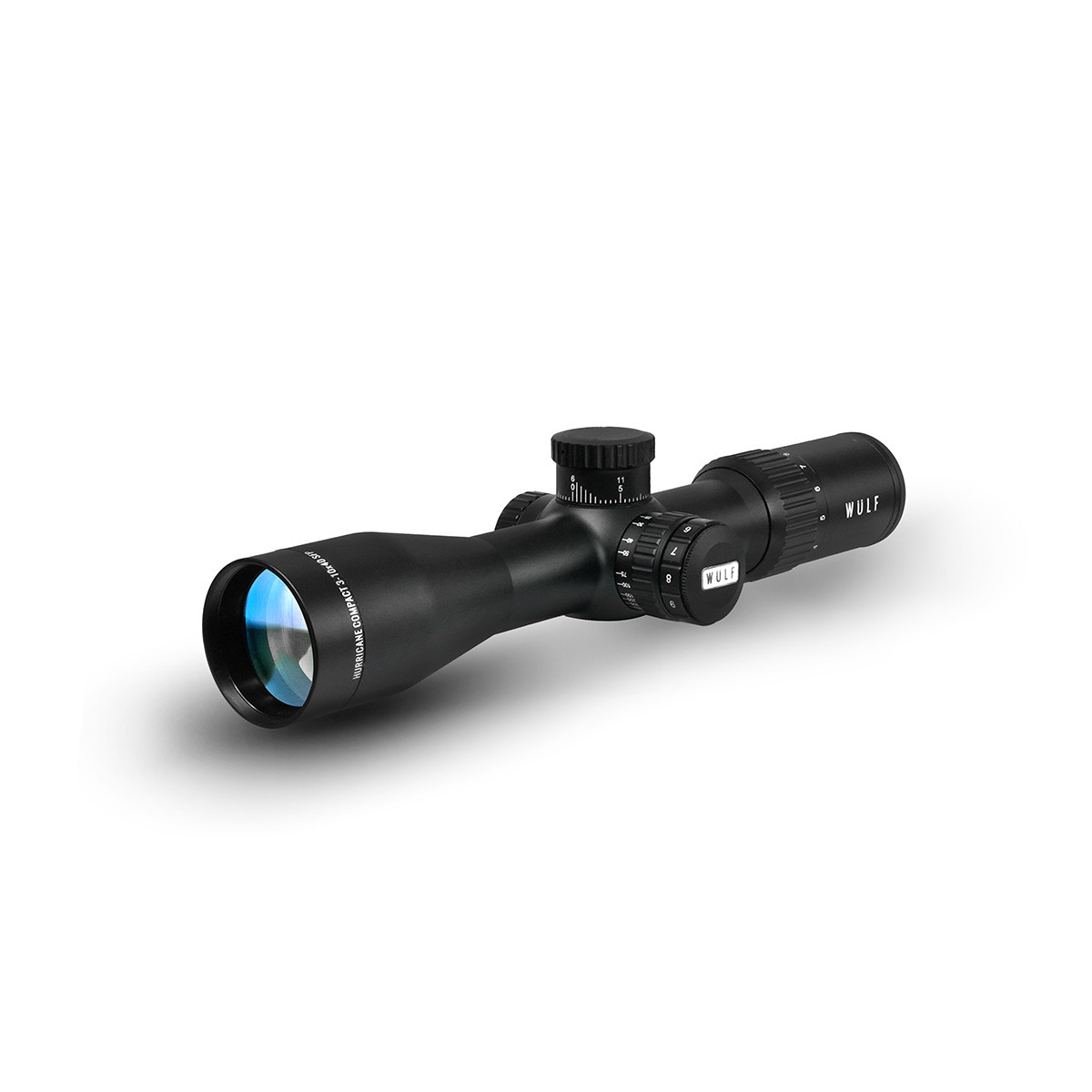 WULF Hurricane Compact Pro 3-10x40 SFP IR HFT 0.1MRAD 30mm Rifle Scope