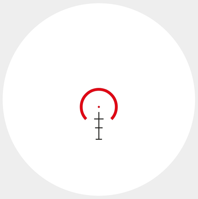 Hawke Optics 6x36 Prism Sight with 5.56 BDC Dot Reticle - Supplied with Low & High Weaver Mount