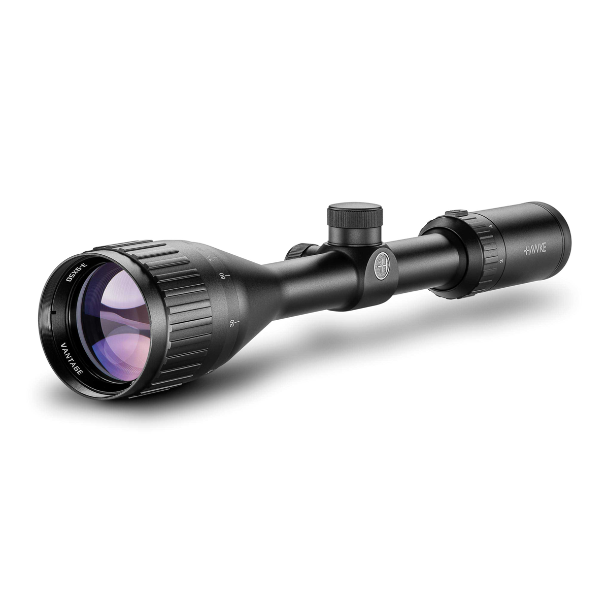 Hawke Vantage 3-9x50 AO Mil Dot Rifle Scope