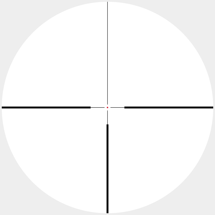 Hawke Optics Vantage IR 3-9x40 L4A Dot 1" Rifle Scope
