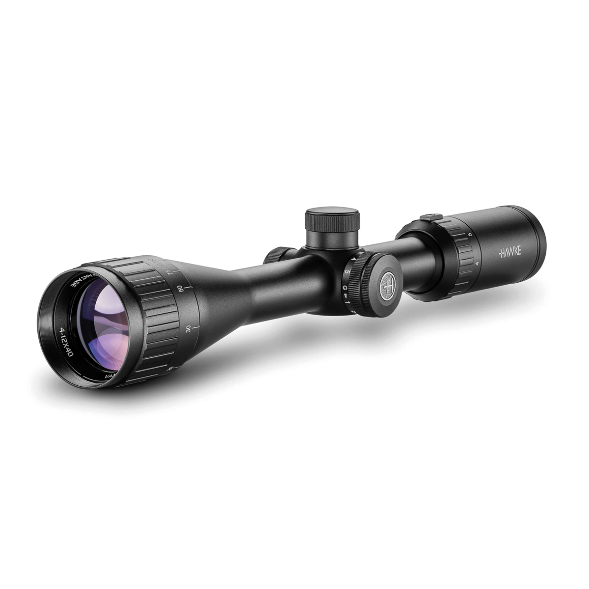 Hawke Vantage IR 4-12x40 Rimfire .22 WMR AO Rifle Scope
