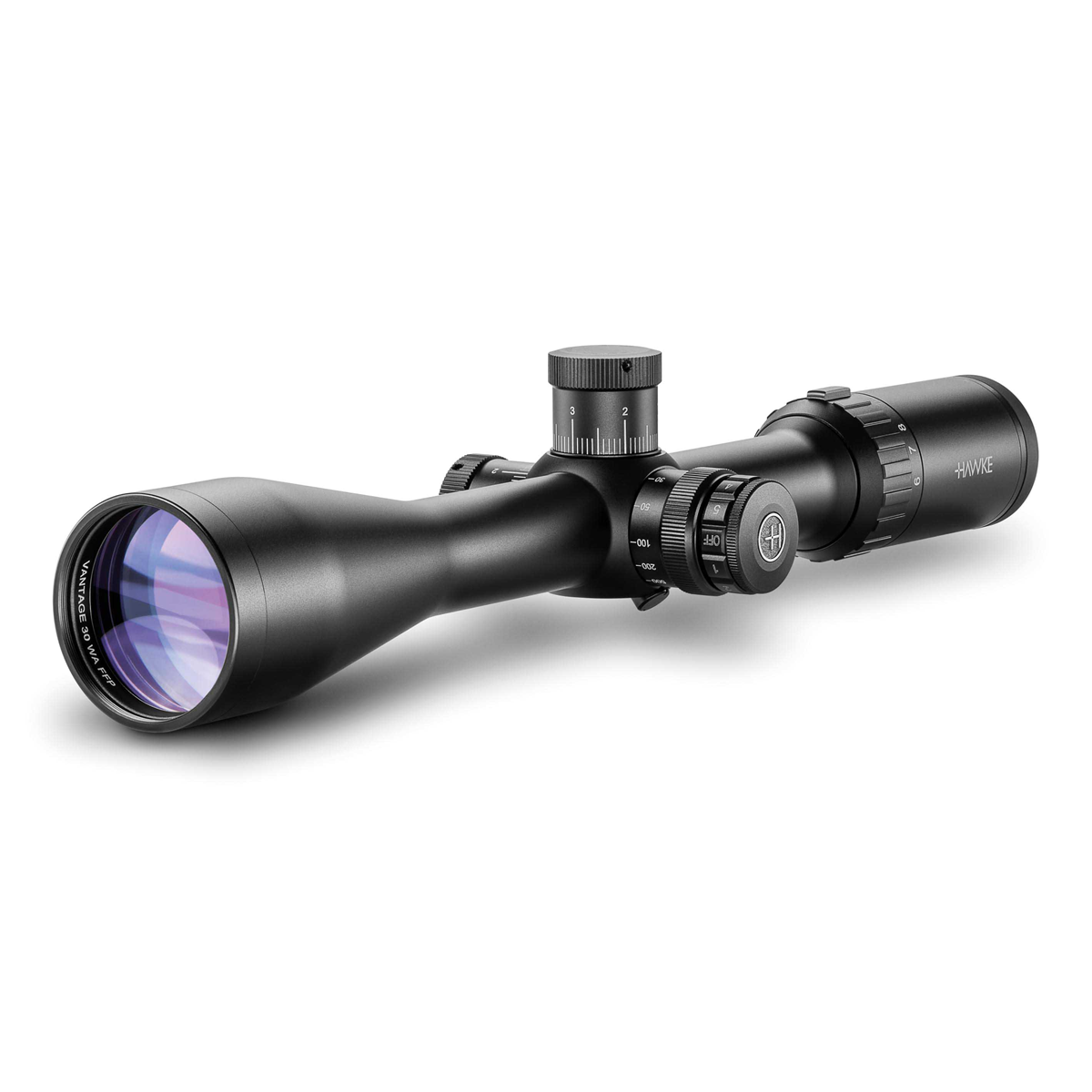 Hawke Vantage 30 WA FFP 6-24x50 IR SF 1/2 Mil Dot Reticle IR Rifle Scope