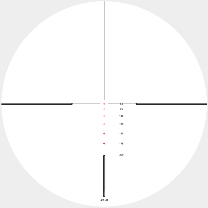 Hawke Vantage HD 30 4-16x50 SFP IR Rimfire .22 LR 16x 1/4MOA 30mm Rifle Scope