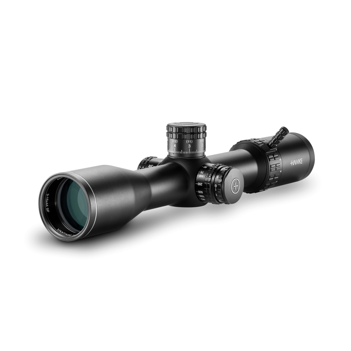 Hawke Vantage HD 34 3-15x44 FFP IR Mil Pro II (15x) 0.1MRAD 34mm Rifle Scope