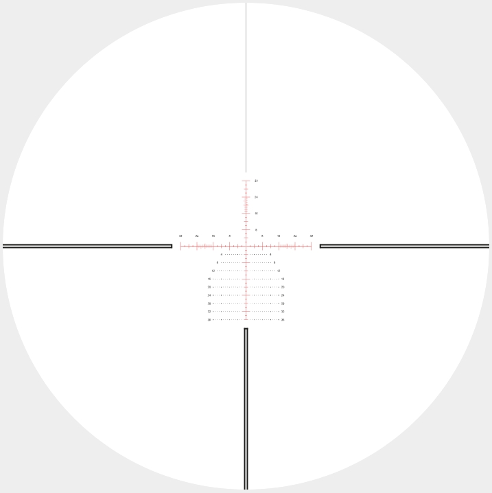 Hawke Vantage HD 34 3-15x44 FFP IR MOA Pro II (25x) 1/4MOA 34mm Rifle Scope
