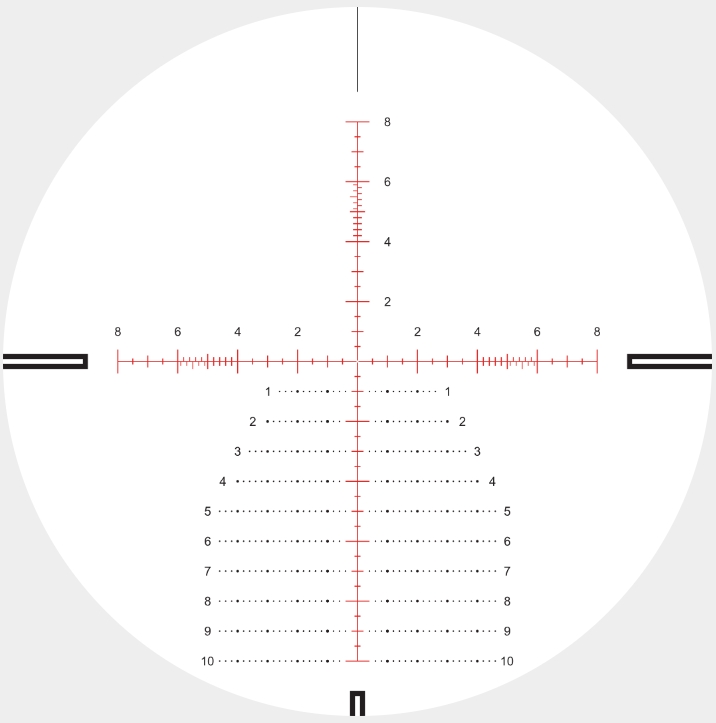 Hawke Vantage HD 34 5-25x56 FFP IR Mil Pro II (25x) 0.1MRAD 34mm Rifle Scope