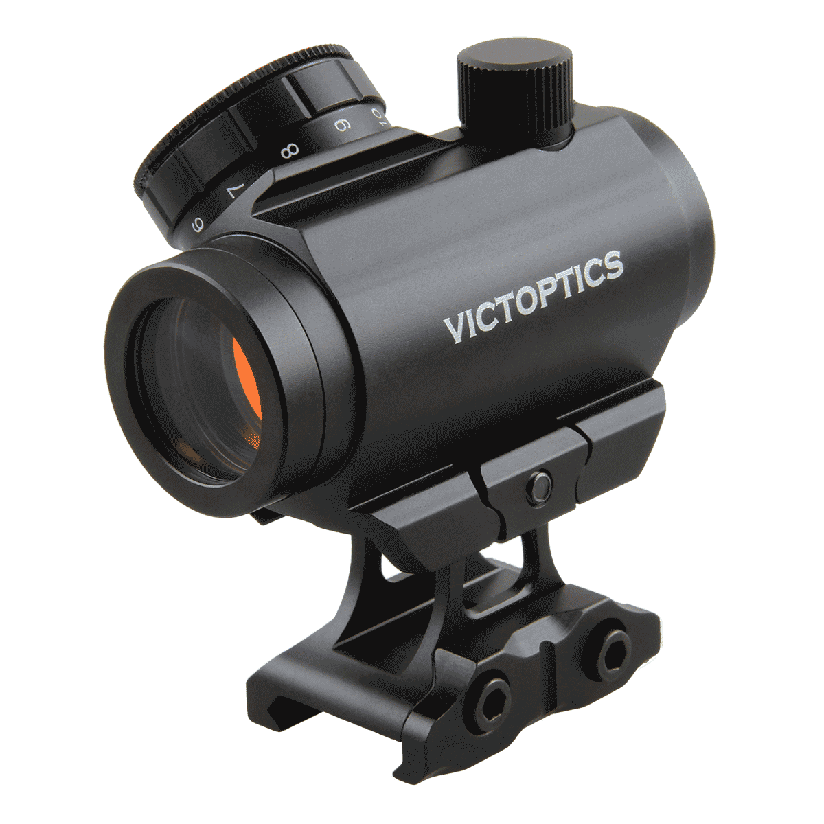 Victoptics CRL 1x22 Ultra Compact Red Dot integral Weaver/Picatinny mount and Riser