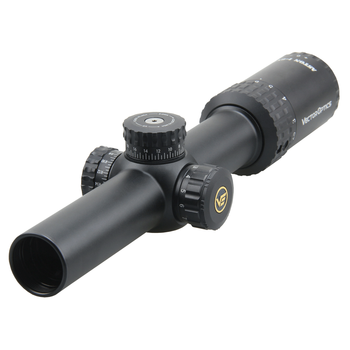 Vector Optics Aston 1-6x24 SFP Illuminated VTC-A 1/2 MOA Rifle Scope