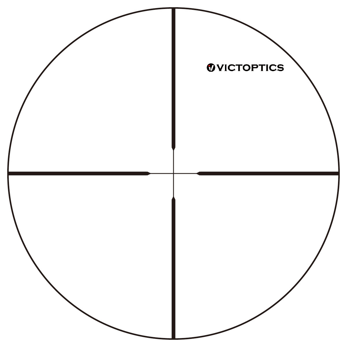 Victoptics JAV 4x32 SFP Non IR 1/4 MOA Duplex Rifle Scope - Includes Rings