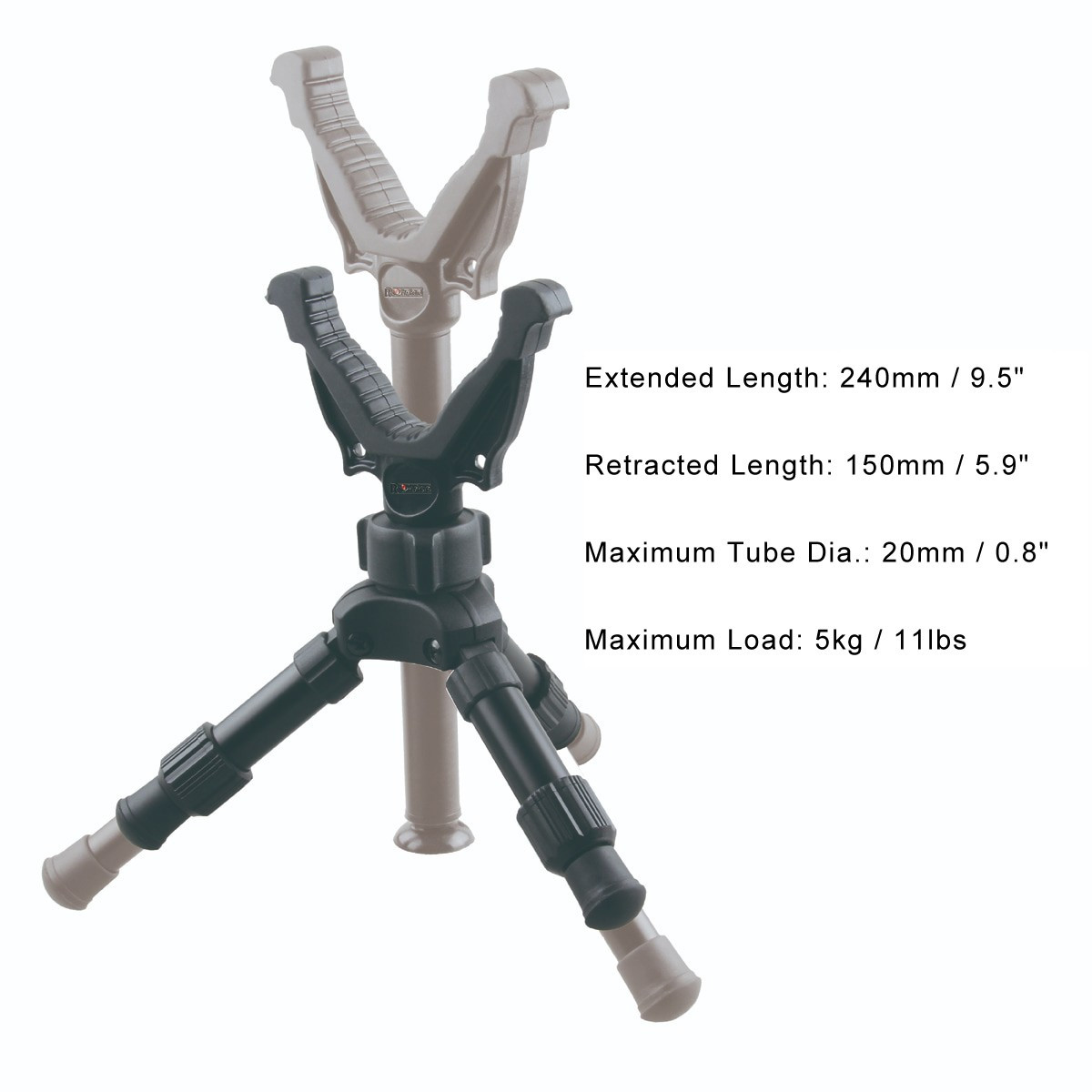 Rokstad ELP V Rifle Tripod System with V mount
