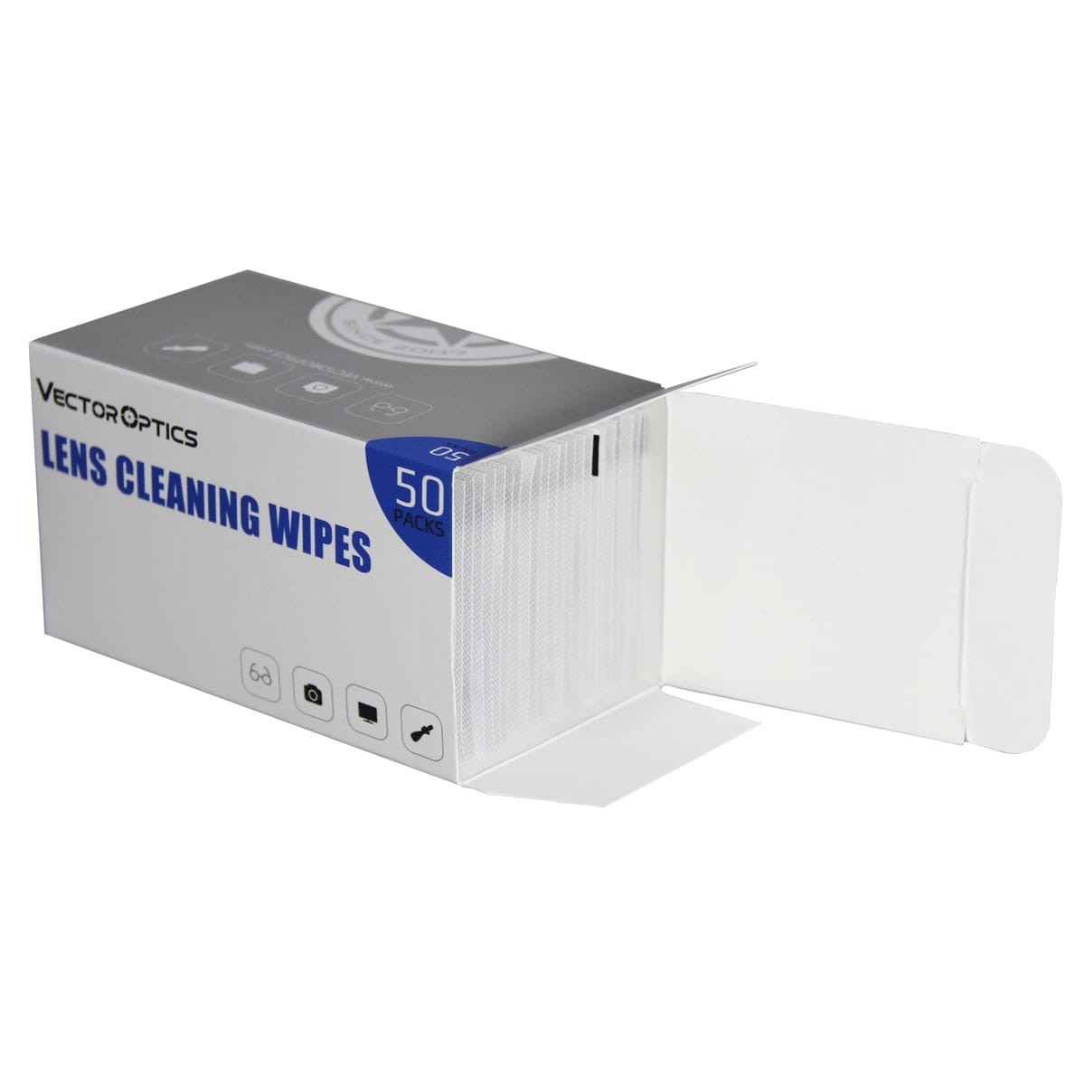 Vector Optics Pre-Moistened Optics Lens Alcohol-Free Cleaning Wipes