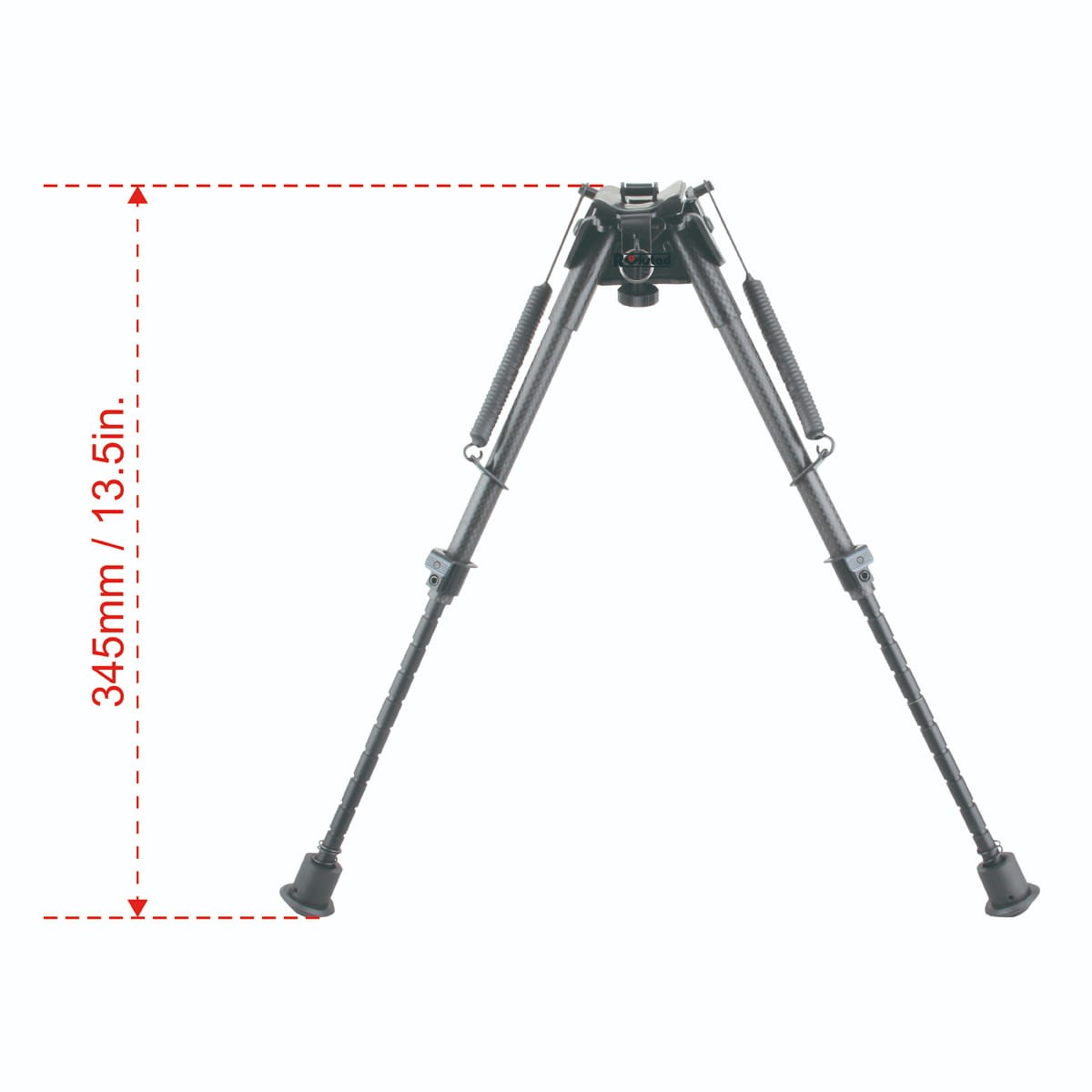 Vector Optics Rokstad 9-13.5 inch Swivel Bipod for Q/D Swivel with Lever Lock and Carbon Fibre Legs