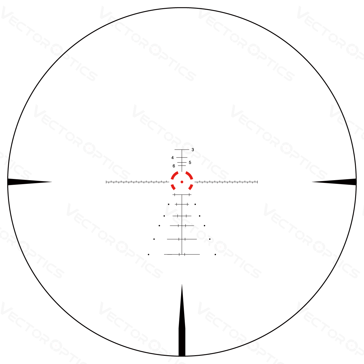 Vector Optics Constantine 1-10x24 SFP Illuminated VOS-TMOA  1/2 MOA Rifle Scope 