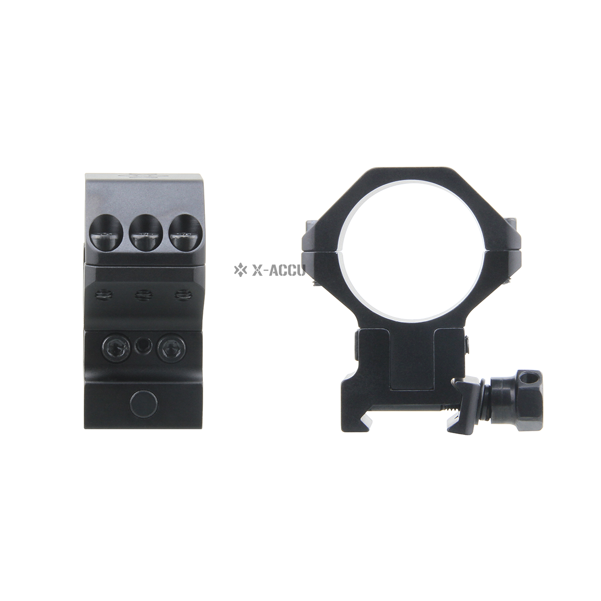 Vector Optics X-ACCU 30mm Adjustable Elevation Picatinny Rings 
