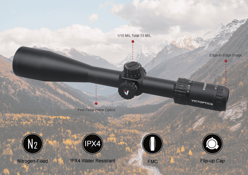 DO NOT ENABLE Vector Optics VictOptics S4 6-24x50 First Focal Plane Riflescope w/ Picatinny/Weaver Mounts