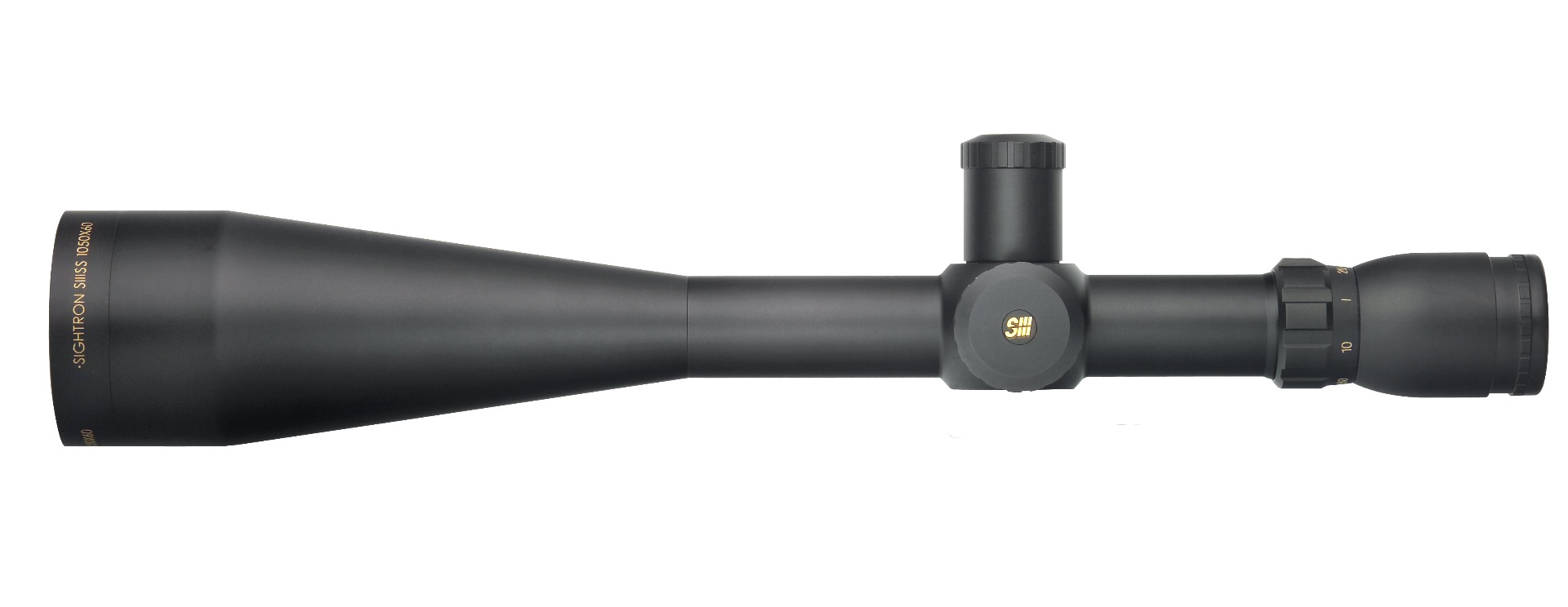 Sightron SIII 10-50x60 SFP LR MILDOT Non IR Rifle Scope