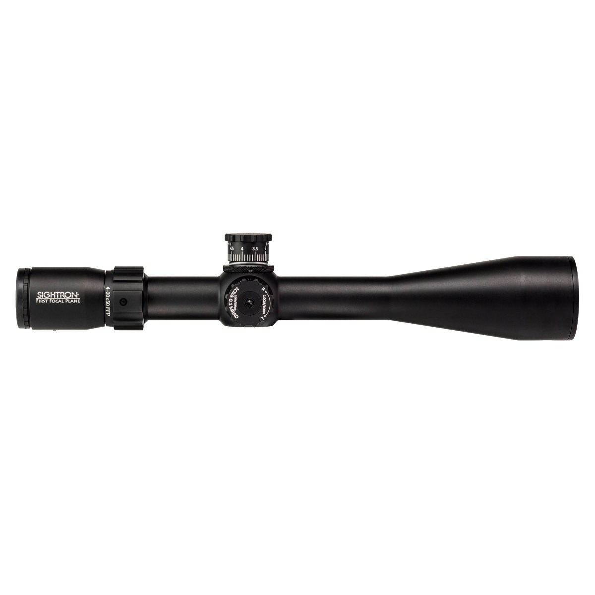 Sightron S-Tac 4-20x50 FFP Illuminated MRAD Zero Stop 0.1 MRAD Mil-Hash 4 Rifle Scope