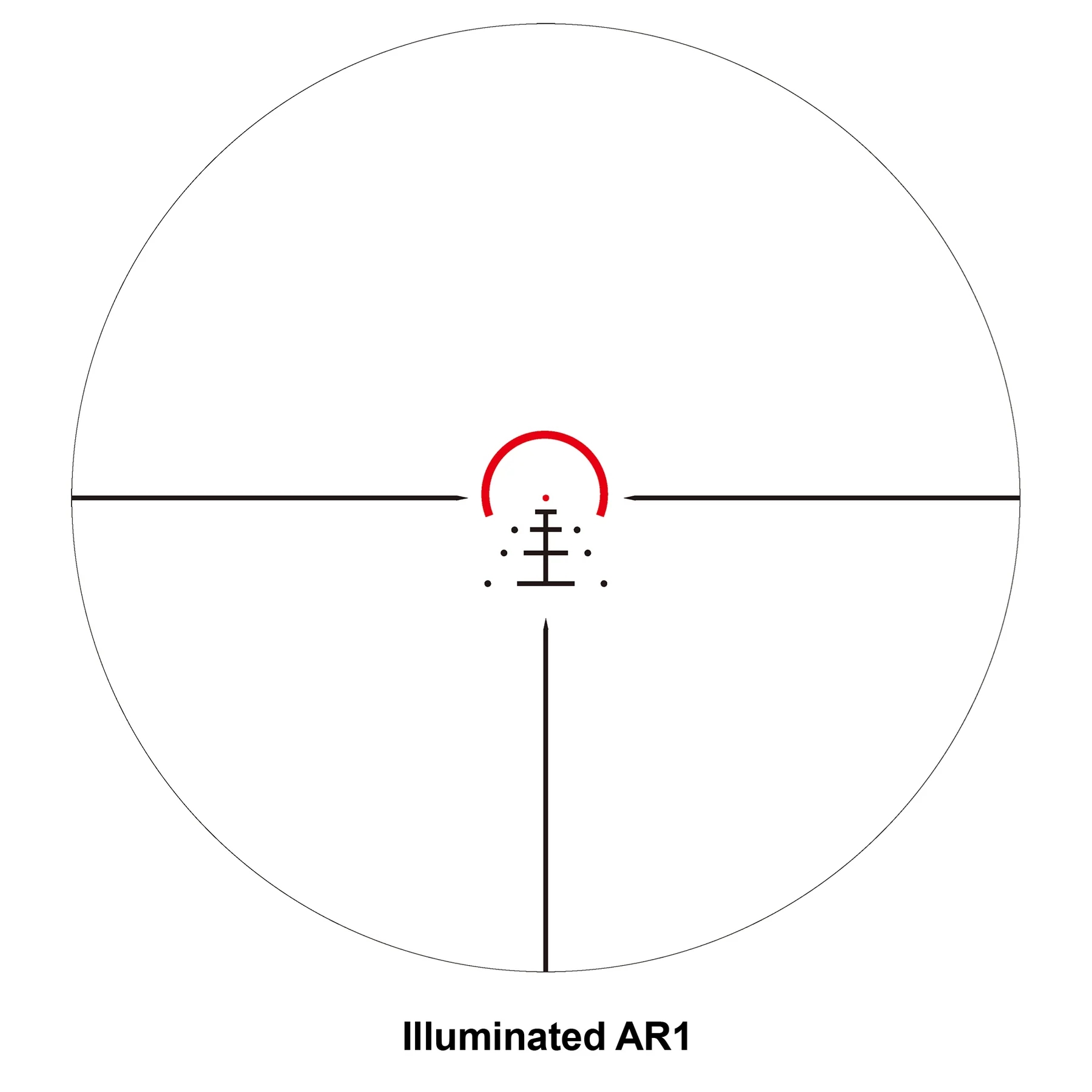 Sightron S-TAC 1-6x24 SFP IR AR1 1/4MOA 30mm Rifle Scope