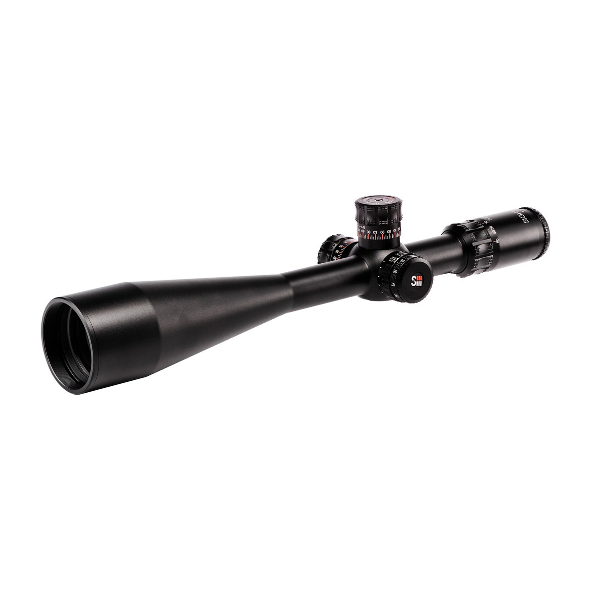 Sightron SIII 10-50x60 Precision Long Range IR Zero Stop MOA-H 30mm Rifle Scope