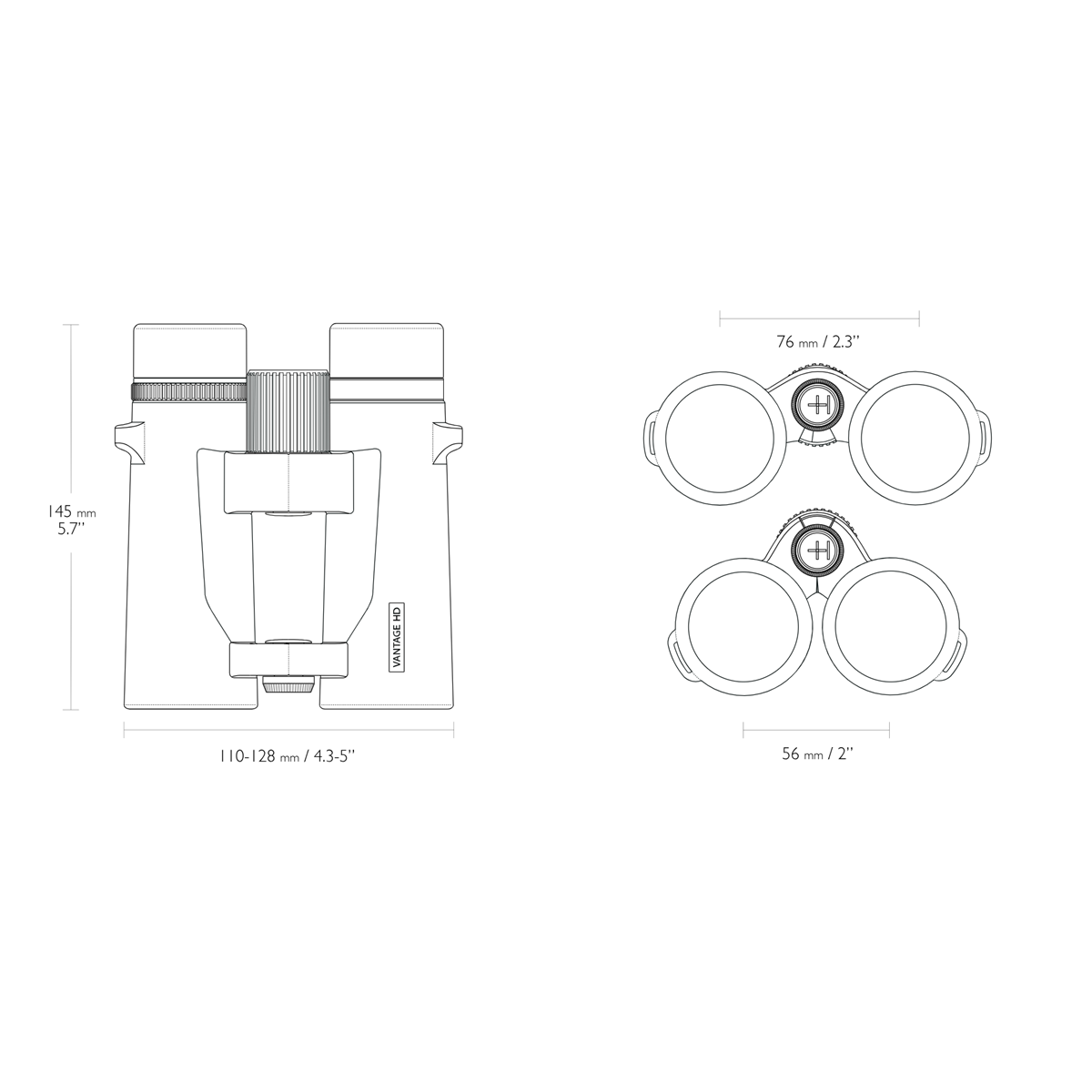 Hawke Vantage HD 10x42 Full-Size Binoculars