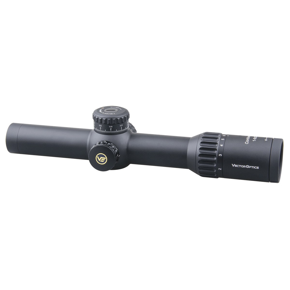 Vector Optics Continental 1-6x28 FFP Illuminated 34mm Tactical VCT-BNW 0.1 MRAD Rifle Scope