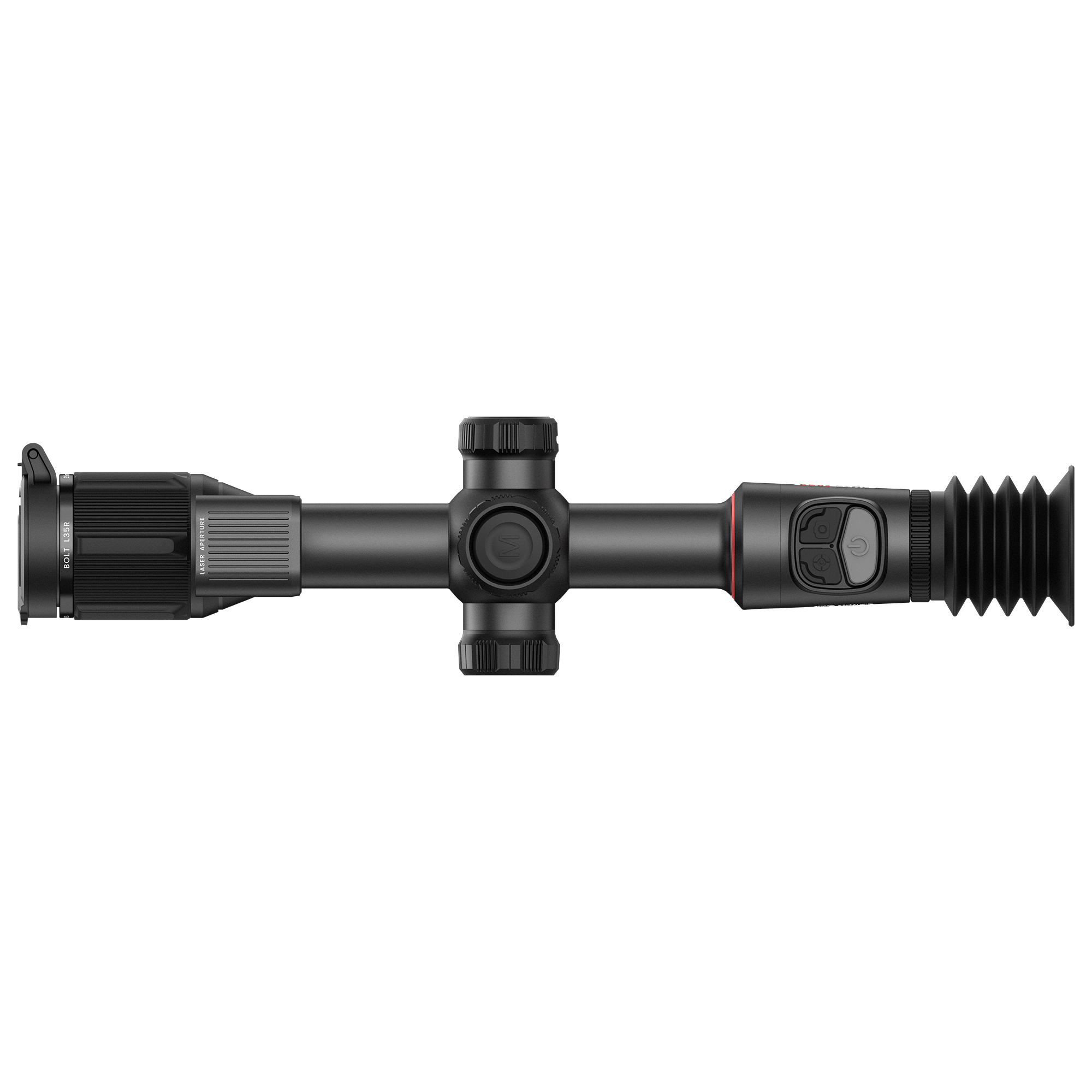 NoxPix Bolt L35R Thermal Imaging LRF Rifle Scope with Ballistics Calculator - 35mm, 384x288, ≤20mK, 12μm