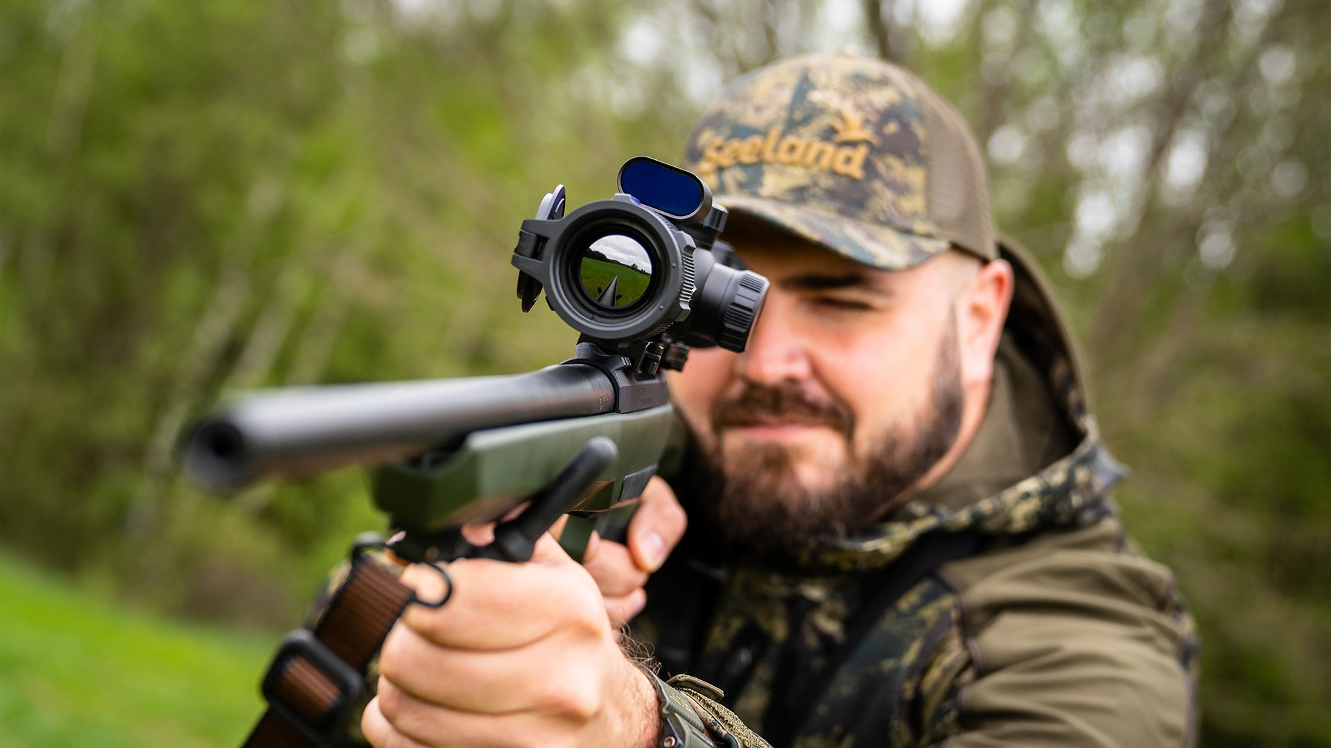 NoxPix Bolt L35R Thermal Imaging LRF Rifle Scope with Ballistics Calculator - 35mm, 384x288, ≤20mK, 12μm