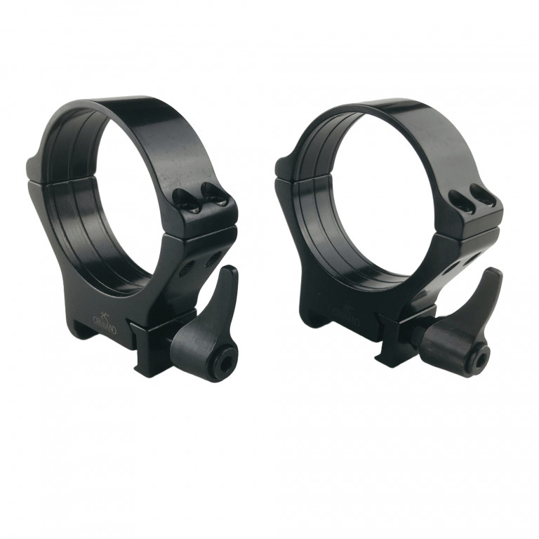 Rusan Steel Quick-Release Picatinny & Weaver rings - 40 mm, Height 11mm