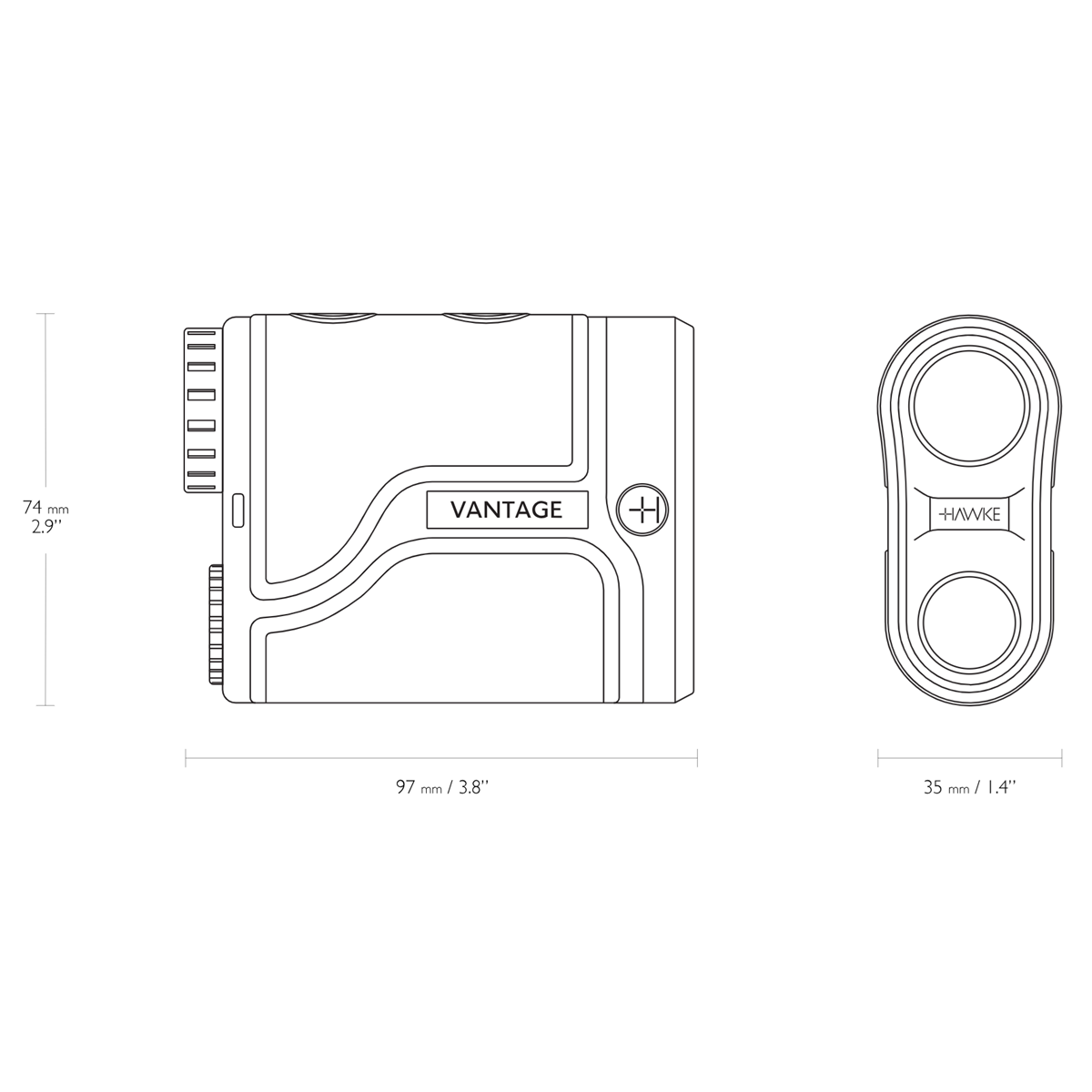 Hawke Vantage 6x21 LRF 900 Range Finder