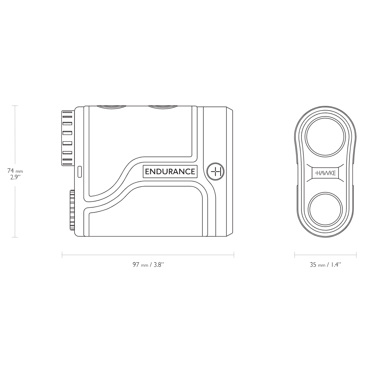 Hawke Endurance LRF 700 OLED Laser Rangefinder