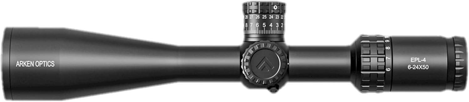 Arken Optics EPL4 6-24x50 FFP VHR Illuminated Rifle Scope -MOA