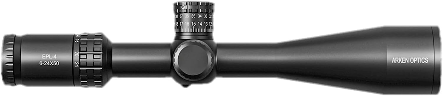 Arken Optics EPL4 6-24x50 FFP VHR Illuminated Rifle Scope -MOA