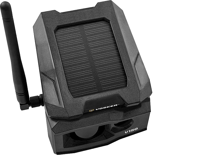 Vosker V150 LTE Solar Cellular Camera - Black