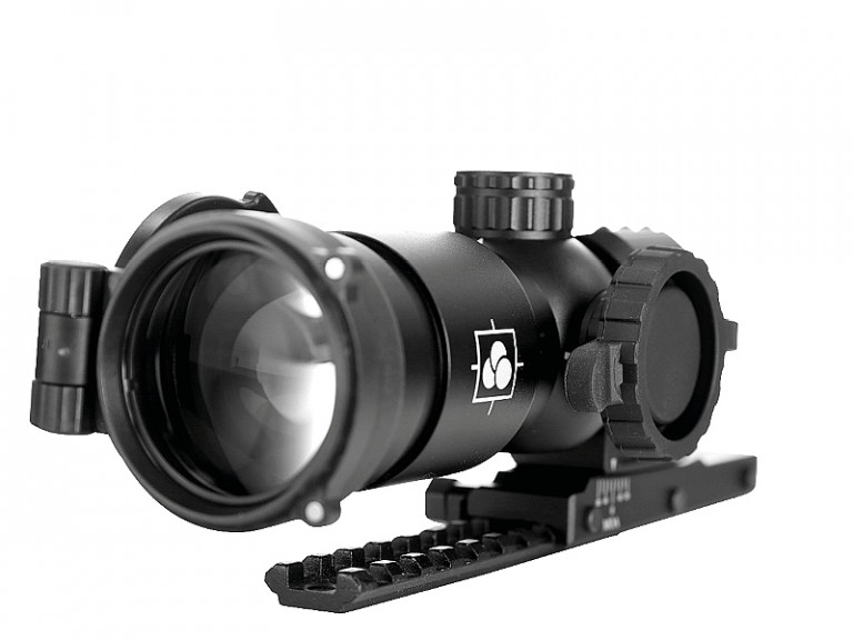 Immersive Optics 5x30 Pro Mildot Prism Scope with MOA Adjustable Mounts