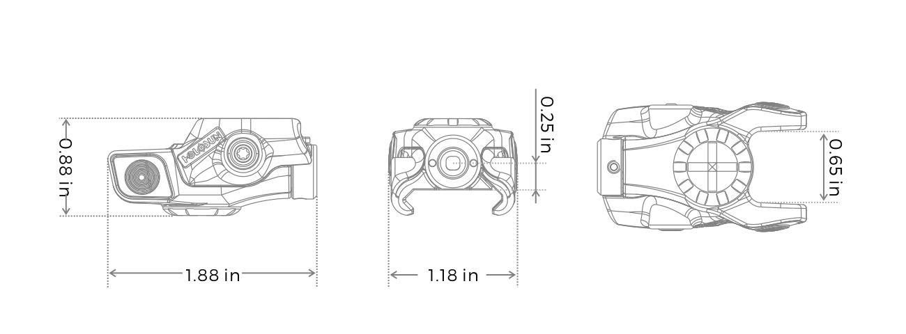 Holosun RML Red Rail Mounted Laser 1mW - 5mW with Polymer Housing