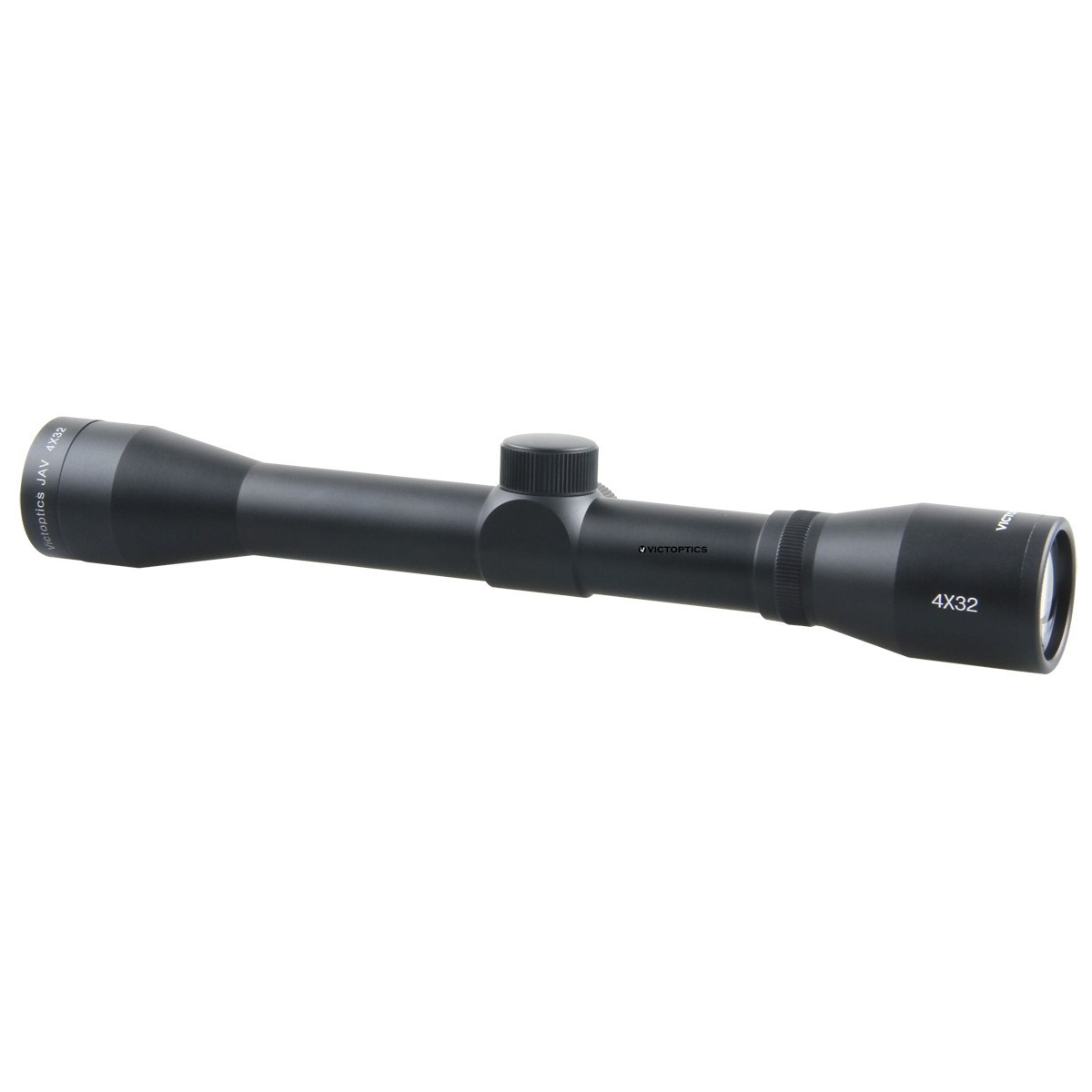 Victoptics JAV 4x32 SFP Non IR 1/4 MOA Duplex Rifle Scope - Includes Rings
