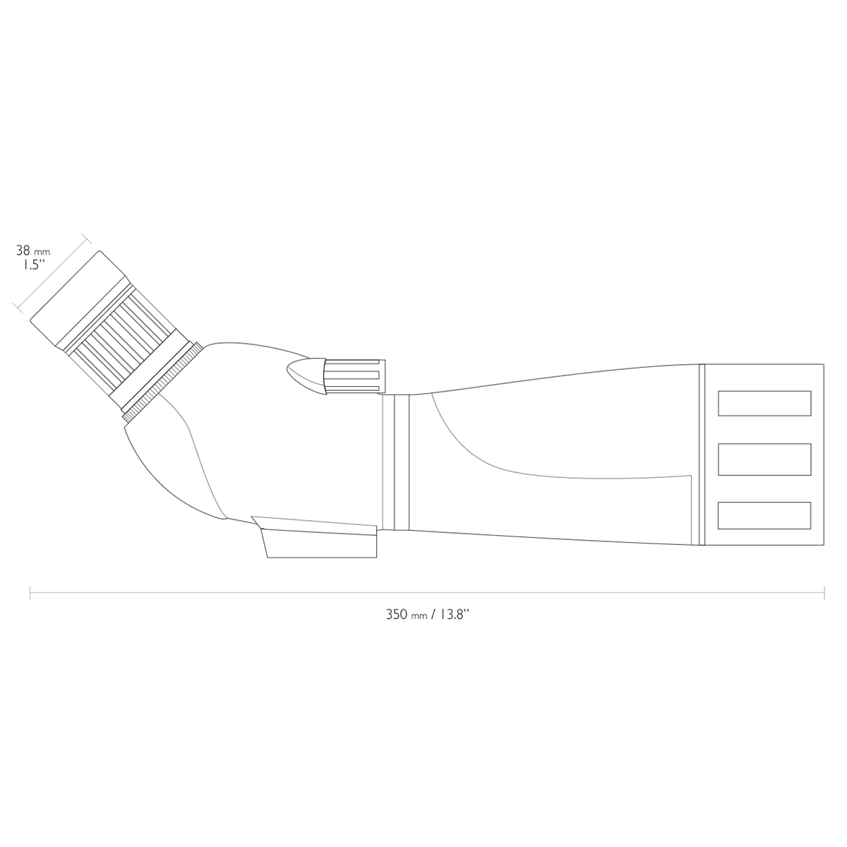Hawke Vantage 20-60x60 Spotting Scope