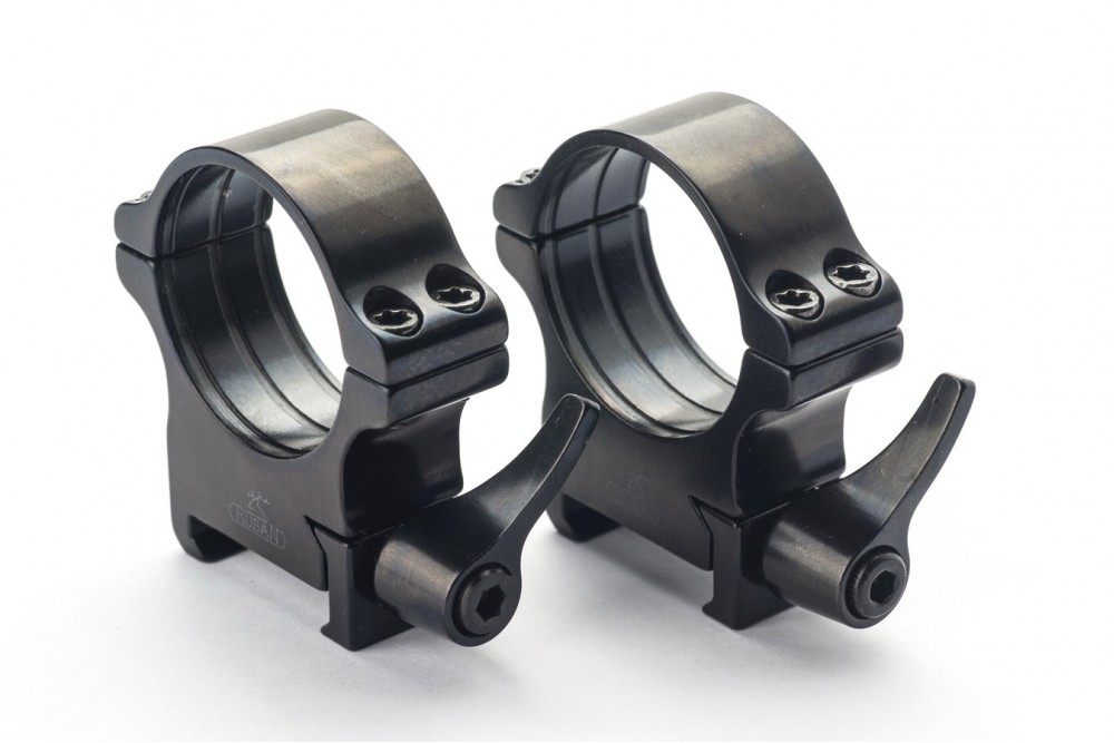 Rusan Steel Quick-Release Picatinny & Weaver rings - 40 mm, Height 14mm