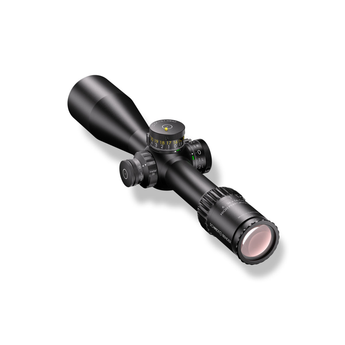 Schmidt & Bender 6-36x56 PM II High Performance LPI P5FL 1cm ccw DT II+ MTC LT / ST II ZC LT Rifle Scope