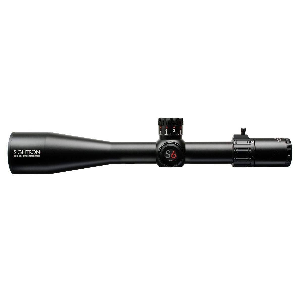SIGHTRON S6 10-60x56 ED SFP illuminated Field Target Riflescope MOA-2FT Reticle + Garima Magnetic Wheel