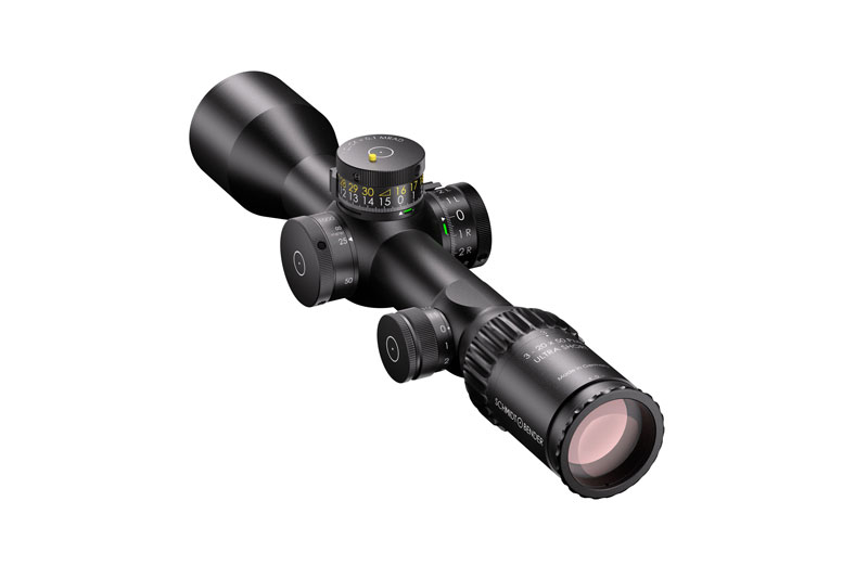 Schmidt & Bender 3-20x50 PMII Ultra Short LP MSR2 1cm CW DTII+ MTC LT/STII ZC LT Rifle Scope