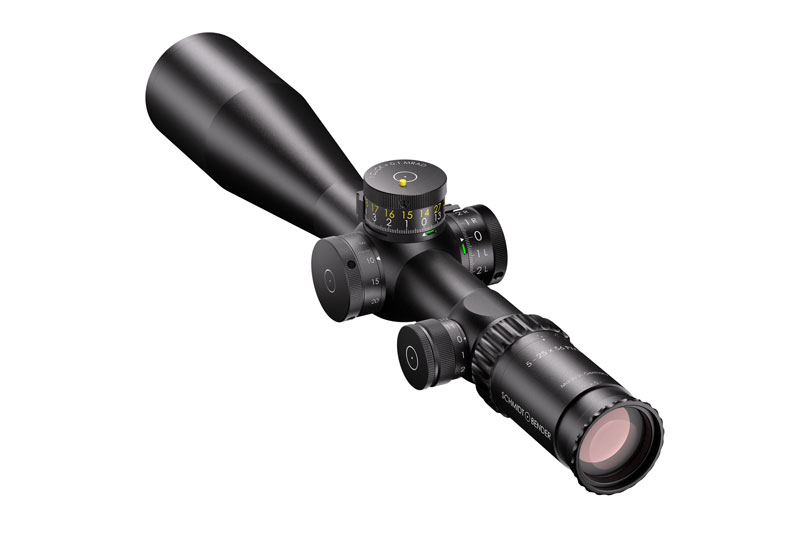 Schmidt & Bender PM II 5-25x56 FFP Illuminated P5FL DT II+ MTC LT / ST II ZC LT 1cm ccw Rifle Scope