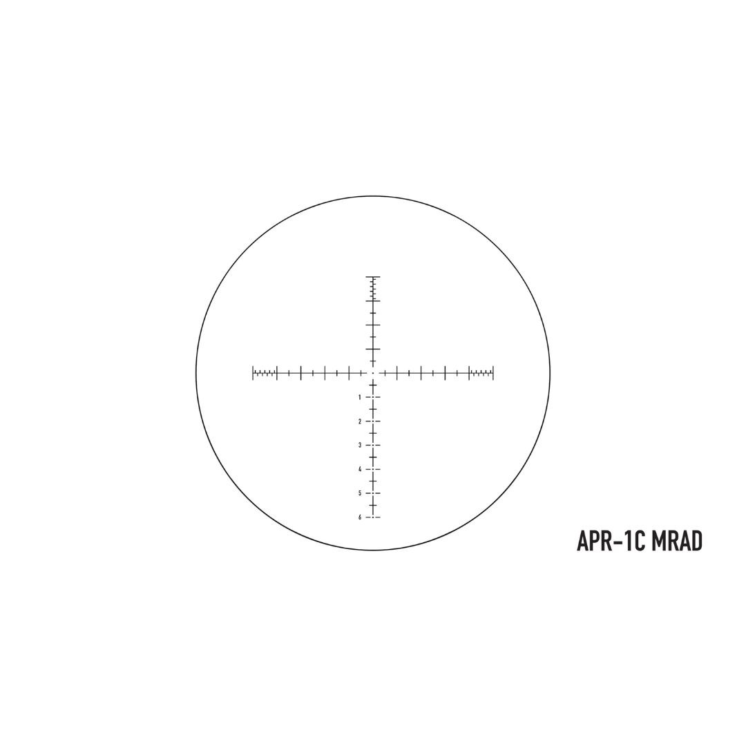 Element Optics Helix Gen II 6-24X50 SFP APR-1C 0.1 MRAD 30mm Rifle Scope