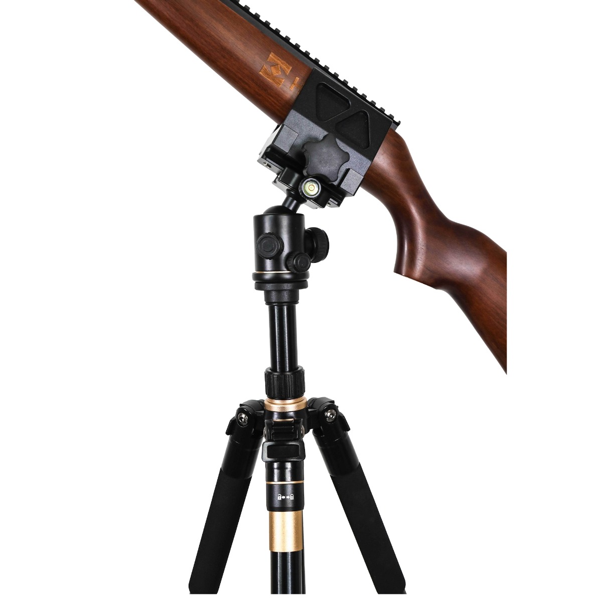 BASE Optics Ball Head Aluminium Tripod with Lightweight Arca Gun Saddle (8kg Load)