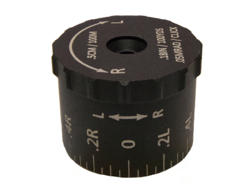 Sightron Tactical Windage Turret for SIII10-50x60 .05MIL 1.2 MIL L-R