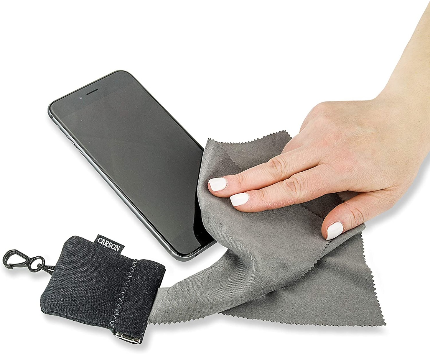 Carson Stuﬀ-It Pro MicroFiber Lens Cleaner - Black